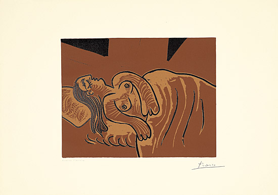 Pablo Picasso, "Dormeuse", Bloch, Baer 1083, 1319 IV B a (von B b)