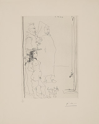Pablo Picasso, "Personnages" (Personen), Bloch, Baer, Cramer 1241, 1474 B.b., 150