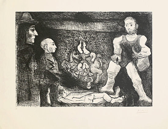 Pablo Picasso, "Picasso, son œuvre, et son public", Bloch 1481, Baer 1496 VII.B.b