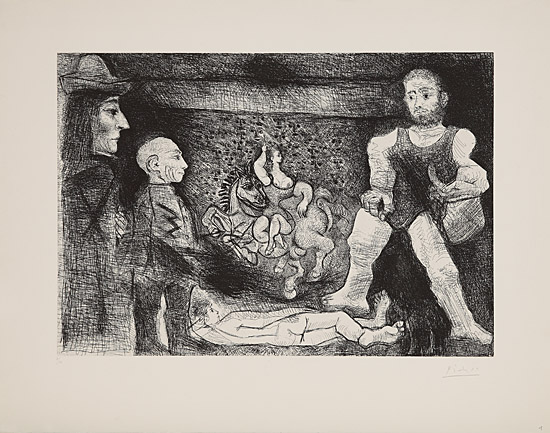 Pablo Picasso, "Picasso, son œuvre, et son public" (Picasso, sein Werk und sein Publikum), Bloch, Baer 1481, 1496 VII.B.b