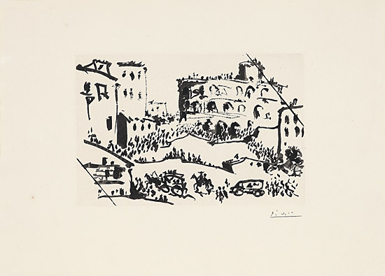 Pablo Picasso, "La Tauromaquia o Arte de torear" (José Delgado alias Pepe Illo), Bloch 950-976, Baer 970-996, Cramer 100