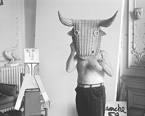 Edward Quinn, "Picasso mit Stiermaske"