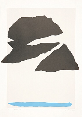 Giuseppe Santomaso, "Nuvole nere",Calderoni 104