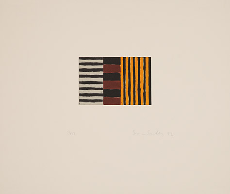 Sean Scully, "Heart of Darkness 1", Martino 92001