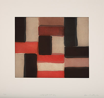 Sean Scully, "Wall of Light Red Grey", Scully SS1777