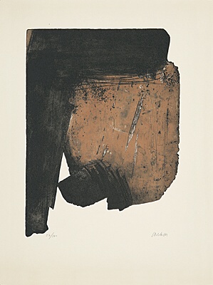 Pierre Soulages, "Eau-forte XIV",Encrevé/Miessner Kat. Nr. 15