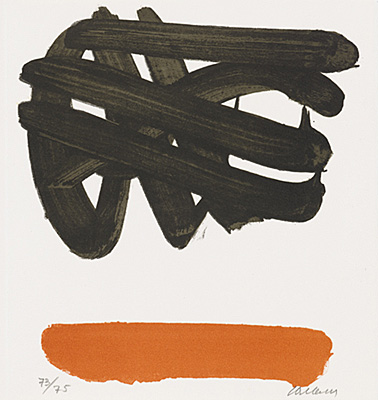 Pierre Soulages, "Lithographie No. 30", Encrevé/Miessner Kat. Nr. 78