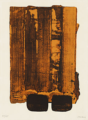 Pierre Soulages, "Lithographie No. 34", Encrevé/Miessner Kat. Nr. 83