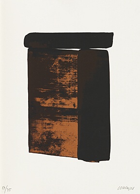 Pierre Soulages, "Sur le mur d'en face", Encrevé/Miessner 102-104