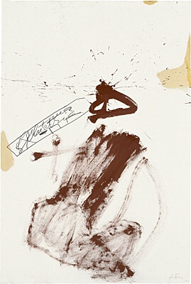Antoni Tàpies, "Formes roges", Agustí 6366