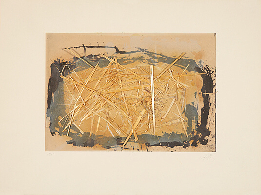 Antoni Tàpies, "La paille", Galfetti 195