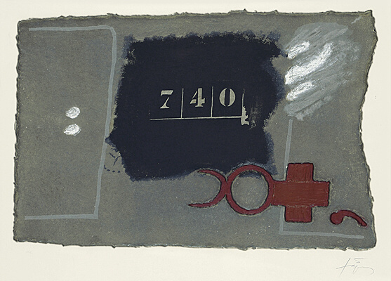 Antoni Tàpies, "740", Galfetti/Homs 715