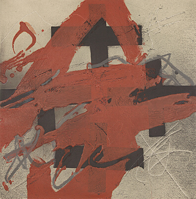Antoni Tàpies, "Cobert de roig", Galfetti/Homs 960