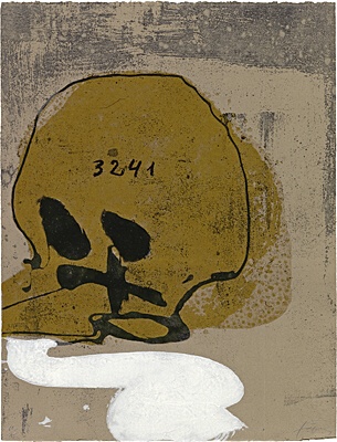 Antoni Tàpies, "Crani amb xifres", Galfetti/Homs 1351