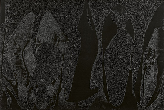 Andy Warhol, "Diamond Dust Shoes (black)", Feldman/Schellmann II.256