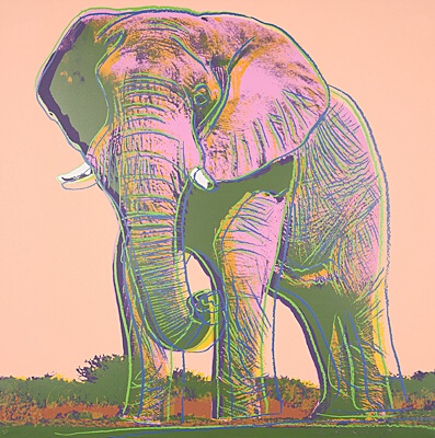 Andy Warhol, "African Elephant",Feldman/Schellmann II.293