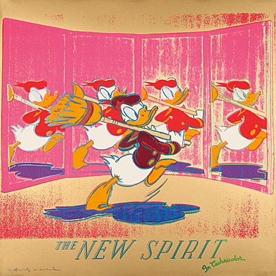 Andy Warhol, "The new spirit (Donald Duck)", Feldman/Schellmann II.357