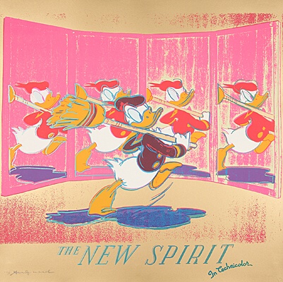 Andy Warhol, "The new spirit (Donald Duck)",Feldman/Schellmann II.357