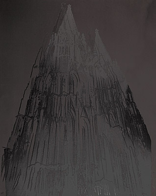 Andy Warhol, "Cologne Cathedral", Feldman/Schellmann II.364