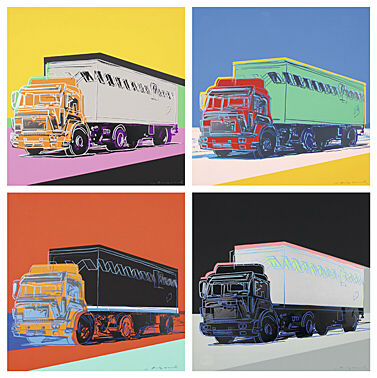 Andy Warhol, "Truck 1985",Feldman/Schellmann II.367 - 370
