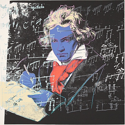 Andy Warhol, "Beethoven",Feldman/Schellmann II.390