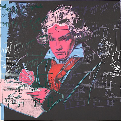 Andy Warhol, "Beethoven",Feldman/Schellmann II.392