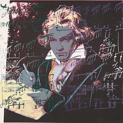 Andy Warhol, "Beethoven",Feldman/Schellmann II.393